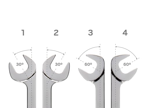 TEKTON 9/32 Inch Angle Head Open End Wrench | WAE83007 | Made in USA - Image 6