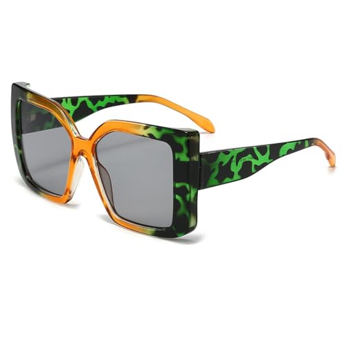 Lunettes de soleil tendance surdimensionnées avec protection solaire extérieure