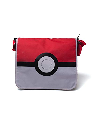 DIFUZED Sac Bandouli� re Pokémon: Pokeball Bolso Bandolera  45 cm  Rojo  Rouge Et Blanc
