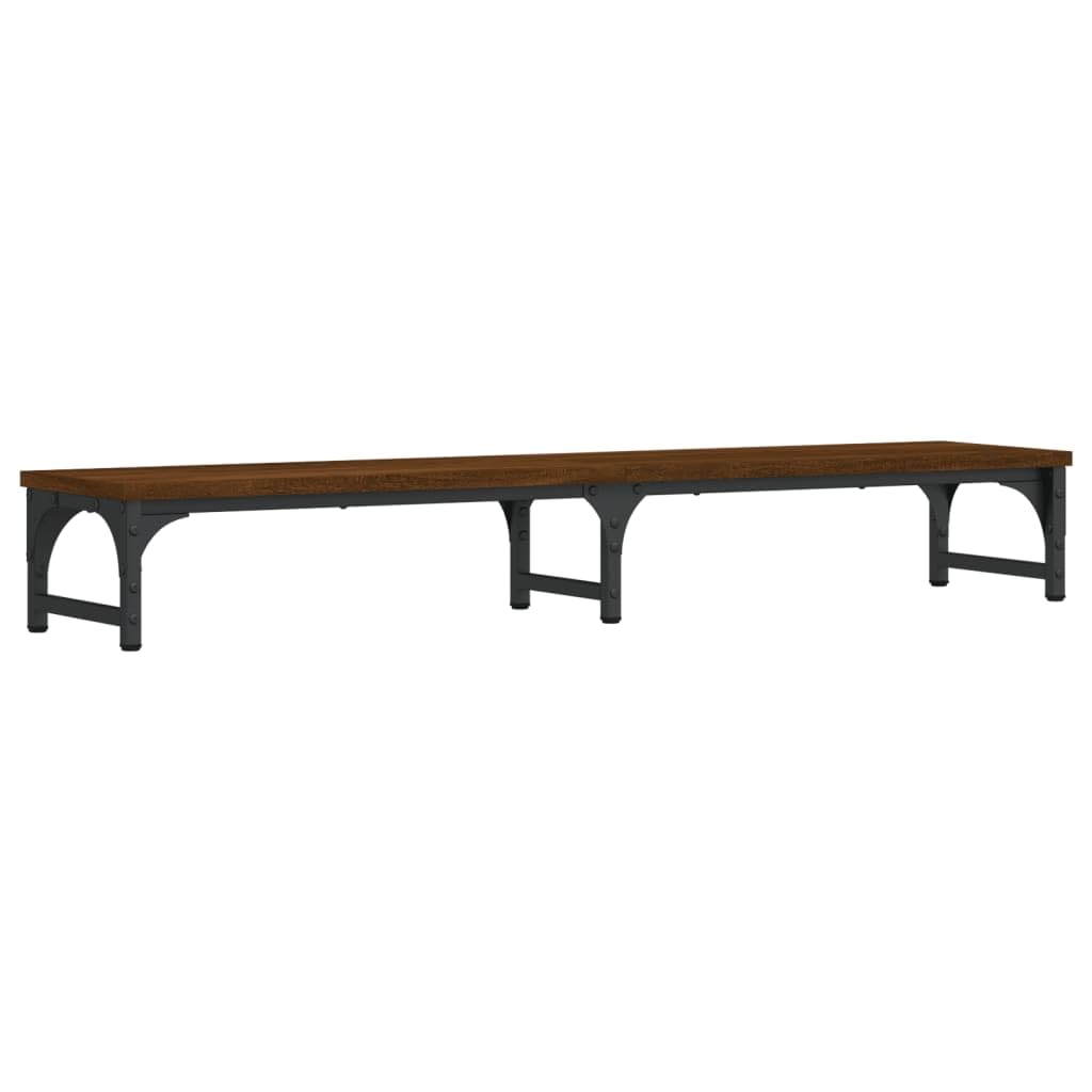 Générique Support Moniteur chêne Marron 105x23x15,5 cm Bois d'ingénierie,Appareils électroniques,Accessoires électroniques,Accessoires pour Ordinateurs,Supports pour ordinateurs-834014