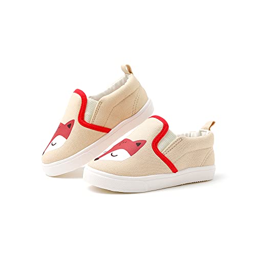 Ozkiz 'Zoo' Animal Slip-On Shoes for Girls Boys Toddler Little Kids_Blue, Pink, Beige, Yellow, Grey US Size 7-11_4