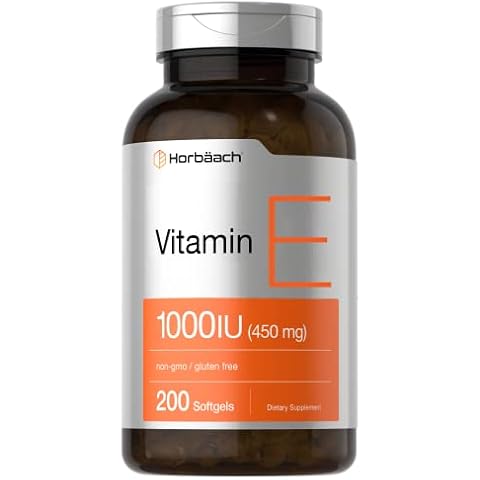 Vitamin E 1000 IU Softgel Capsules Cover