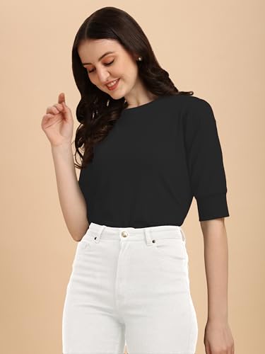 Image of Wedani Women's Solid Regular Fit Top