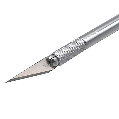 Souyos 10 Pcs Craft Knife Precision Cutting Hobby Knife,Professional Razor Sharp Pen Knife With Safety Cap For Art,Fabric,Thin Metal,Paper #TOP2