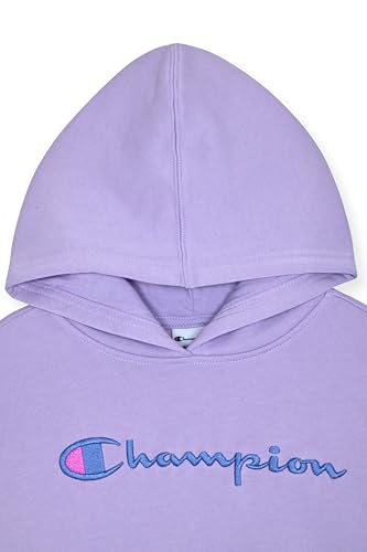 Champion Girls Hoodie For Kids Pullover Sweatshirt For Girls Athletic Sweater Lavender thumb #2