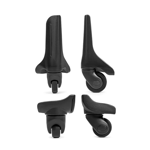 Kit de réparation de roue de valise noire pour bagage et sac de voyage