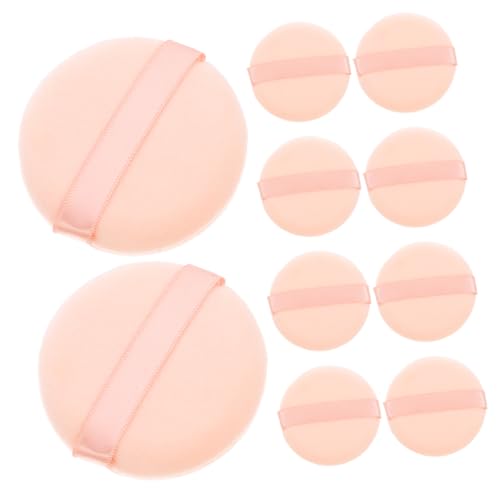 PACKOVE 16Pcs Cotton Face Powder for Makeup Velour Cushions for Loose Powder Foundation Application Durable Washable Makeup Sponges Occasion