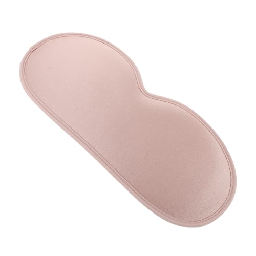 PATKAW 3d遮光アイマスク 女性用スリープアイマスク 女性用スリーピングアイマスク シルクスリーピングマスク 調節可能なアイマスク シルクナイトマスク ピンク リバウンドメモリーフォーム