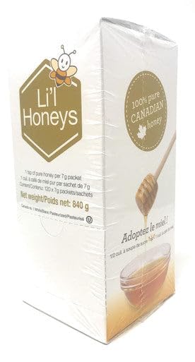 Beemaid Honey Packets 120 x 7g Miel Canadiense miniatura 5