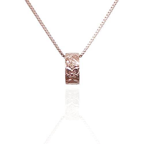 メモリアル工房　響 Cremation Jewelry Urn Pendant Necklace for Memorial Heritage Ring Hawaiian silver925 Pink Gold Ashes Jewelry MADE IN JAPAN