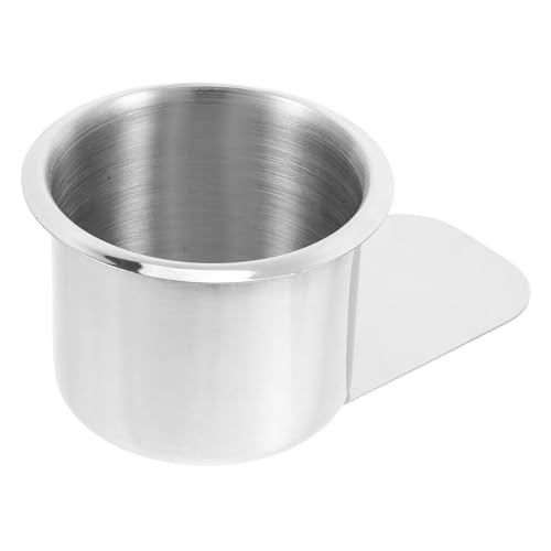 Beatifufu Stainless Steel Cup Holder Tray Metal Drink Holder for Gaming Table Silverware Holder for Party