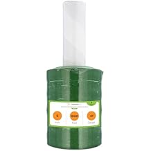 PSBM 1 Roll 5 Inch x 1000 Feet 47 Gauge Tinted Green Mini Stretch Film/Wrap with Extended Core Handles, Industrial Strength Shrink/Plastic Wrap for Moving, Packing, Shipping, Bundling & Storage