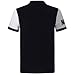 Newcastle United FC Official Gift Mens Contrast Sleeve Polo Shirt Black Large