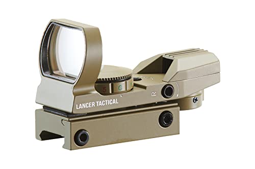 Extra Reflex Airsoft Scope Sight - Multi Reticle Full Metal Red - #TOP5