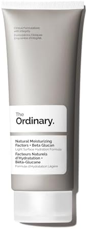 The Ordinary Natural Moisturizing Factors + Beta Glucan, Lightweight Gel Moisturizer for All-Day Hydration, 3.4 Fl Oz : THE ORDINARY