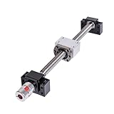 Vis à billes Écrou à bille C5 + boîtier d\'écrou BK/BF12, Support d\'extrémité + coupleur RM1605, vis à billes + 1605 550, jeu 300 700 1000, extrémité usinée(850mm)