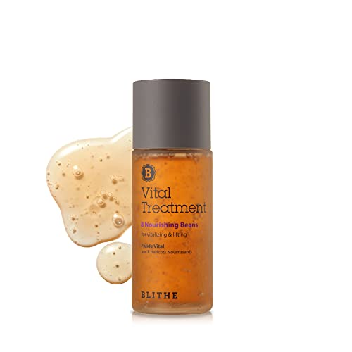 BLITHE Vital Treatment 8 Nourishing Beans - Tratamiento Vital Vegano 8 Legumbres Nutritivas, Esencia Antiedad, Hidrata y Reafirma, Adenosina y Vitamina E (54ml)