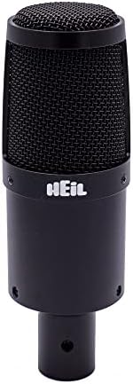 Heil PR 30 Dynamic XLR-Microphone for Video Podcast, Live Sound, Instrumentals, Recording, and Broadcast, Wide Frequency Response, Smooth Sound, Superior Rear Noise Rejection - Black
