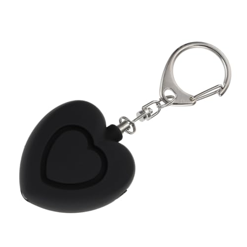 MUELODSIC Alarma Personal Forma de Corazón con Luz LED y Seguridad para Mujeres y Emergencias y Fácil de Usar para Protección Personal