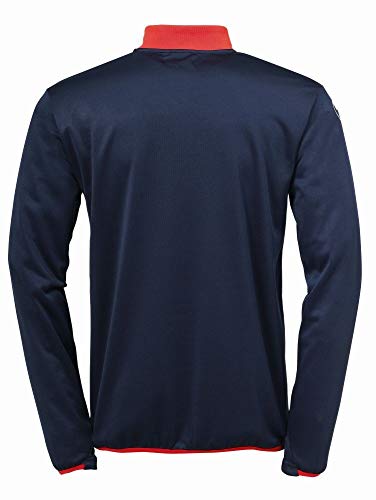 uhlsport Herren OFFENSE 23 POLY JACKE Fussball Trainingsbekleidung, Navy / Rot / Weiß , 4X-Large – Ansicht 2