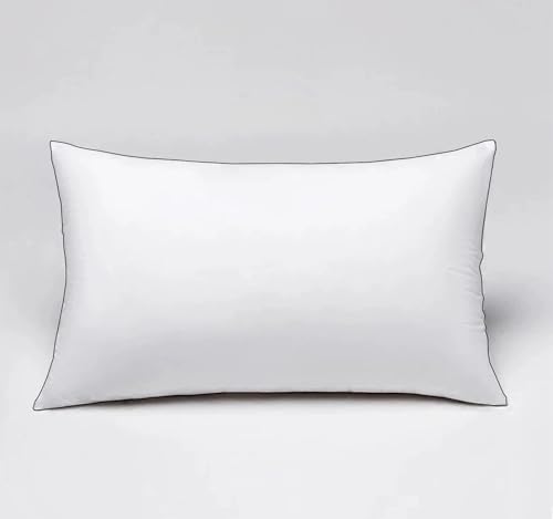 Luxury High Fill Power Goose Down Pillows 700Fill, Breathable Cotton Shell, Orthopedic Support for Back, Stomach Side Sleepers, King Size Bed Pillows 20