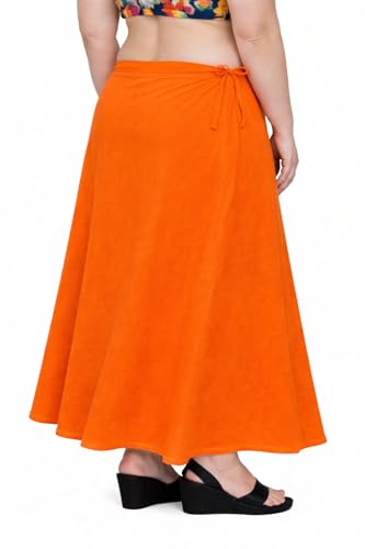 Image of CITIX Pure Cotton Petticoat for Woman Saree | Adujastable Drawstring Waist