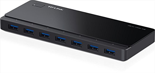 TP-Link UH700 Hub USB 3.0, 7 Ports Multiprise USB, Sortie 5 V/1.5 A, Indicateur LED, Switch USB, Compatible avec MacBook Pro iMac Surface Pro XPS PC Ordinateur...