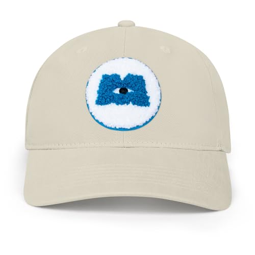 Disney Adult Baseball Cap, Monster Inc. Adjustable Dad Hat, Khaki