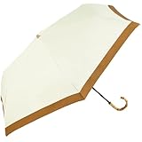 ビコーズ because 折りたたみ傘 晴雨兼用 日傘 メンズ レディース UVカット 遮光 PUグログランラージ トートバッグ ミニ ホワイト B-095812