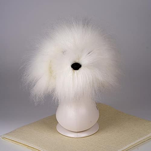 Peluca para perro OPAWZ, fibra sintética, 10 cm miniatura 6