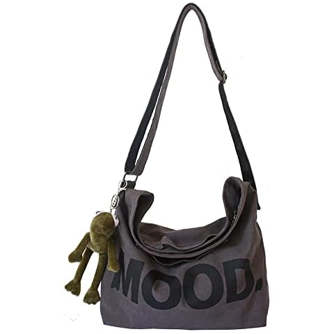 Canvas Messenger Vintage Big Alt Emo Crossbody Bag Cover
