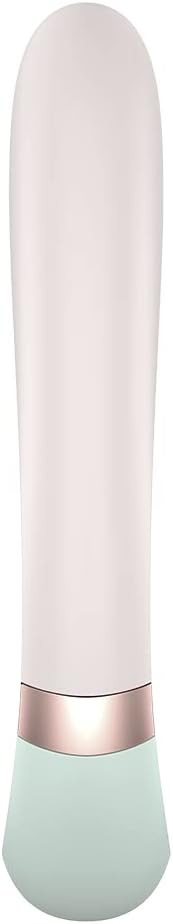 Satisfyer Heat Wave Vibrator with its magnetic USB charging cable.