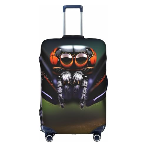 Tropical Rainforest Spiders Suitcase Cover Luggage Protective Case High Elasticity Material For Travelers