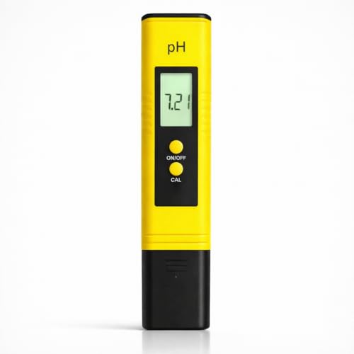 Image of Digital pH Meter for Water Testing 0-14 pH Range with ATC | Pocket pH Tester for Drinking Water, RO & Aquarium | With Calibration Packets (pH Meter) (pH Meter)