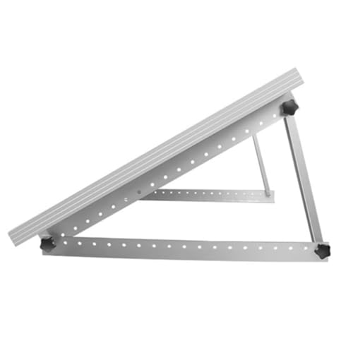 Koolenry Soportes de Montaje Inclinables para Paneles Solares Ajustables de 22 Pulgadas Que Admiten Paneles Solares de Hasta 100 W para Cualquier RV con Techo Plano.