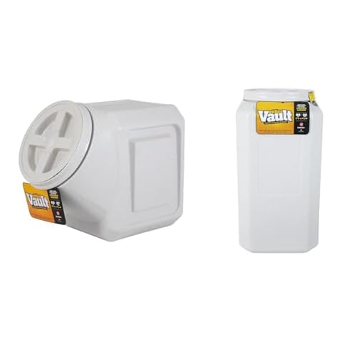Gamma2 Vittles Vault Stackable 60lb & 75-80lb Dog Food Storage Containers with Airtight Lids, Made in USA Cover
