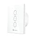 WiFi Interrupteur Volet Roulant Connecté, Etersky Interrupteur Mural de Rideau Compatible avec Alexa et Google Home, Interrupteur Mural Tactile, Timer et Partager【Besoin d'une Ligne Neutre】