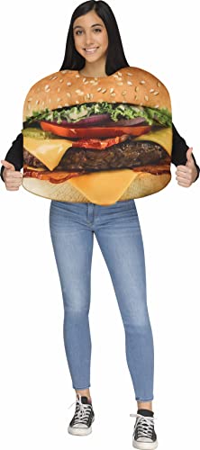 Disfraz completo Cheeseburger talla única multicolor miniatura 2