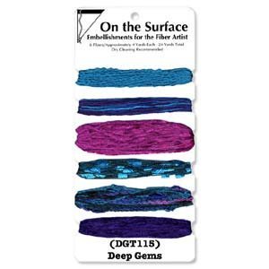 On The Surface Fancy Fiber Embellishment Cord "DEEP GEMS" 420133