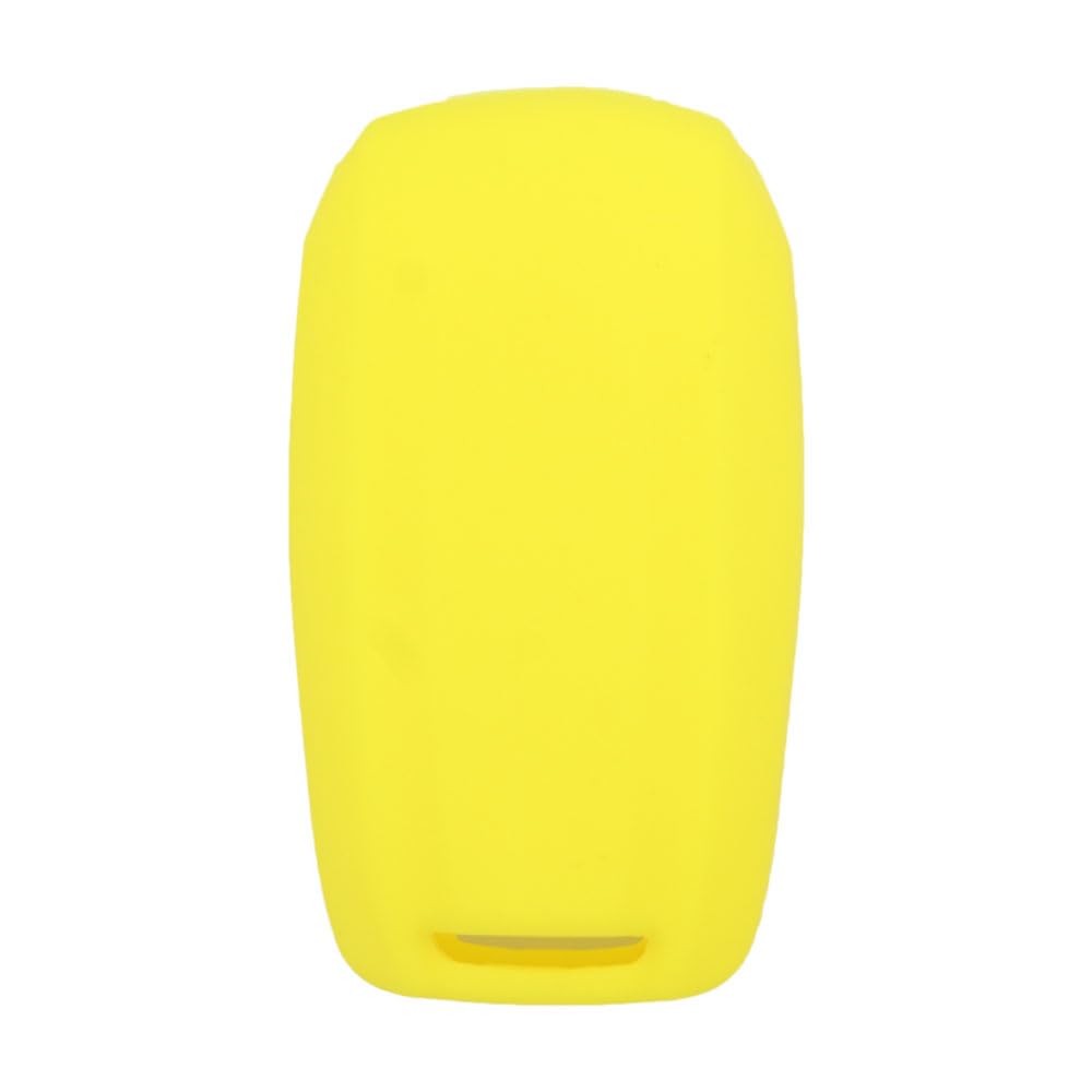 BROVACS Silicone Cover Protector Case Holder Skin Jacket Compatible with DODGE 4 Button Smart Remote Key Fob CV2753 Yellow - Image 4