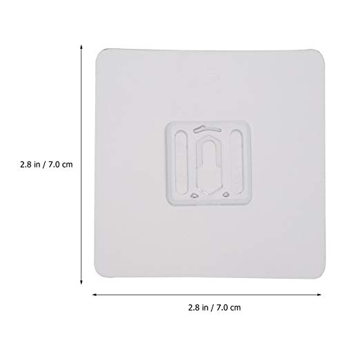 UPKOCH 10Pcs Unhas Adesivas Ganchos De Parede Adesivo Unhas Parafusos de Montagem Na Parede de Suspe