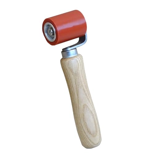 Rodillo de costura de silicona profesional de 40 mm, resistente a altas temperaturas, rodillo de presión manual para cinta de techo de PVC/TPO/EPDM de una sola capa y papel pintado (cabeza única)