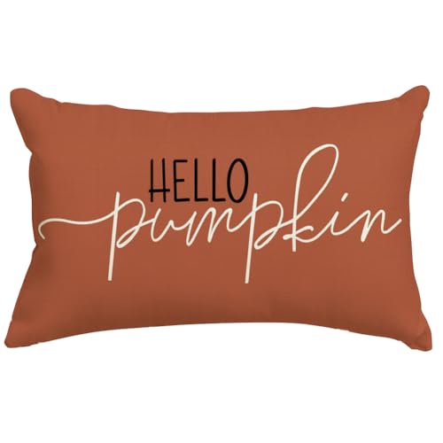RABUSOFA Fall Pillow Cover 12x20 Pumpkin Autumn Decor