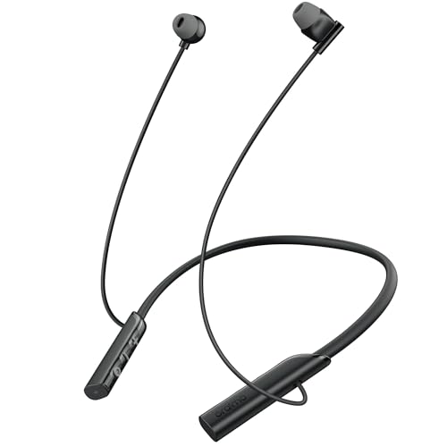 Oraimo NeckLite Wireless Neckband Earbuds, Wearable Around Neck Headphones Built-in Microphone,...