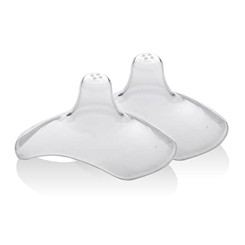 Image of LuvLap Silicone Nipple Protector /Shield for Breast Feeding Mothers, with Storage case