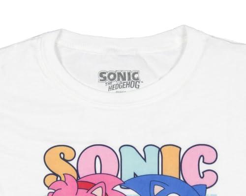 Sonic The Hedgehog Girls' Amy Rose and Sonic Youth Video Game T-Shirt4
