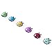 Lankater 6pcs Coccinelle Aimants pour Réfrigérateur, Bureau Aimants Aimants De Cuisine pour Whiteboard & Dry Erase Board, Mignon Coloré De Conception D'insectes