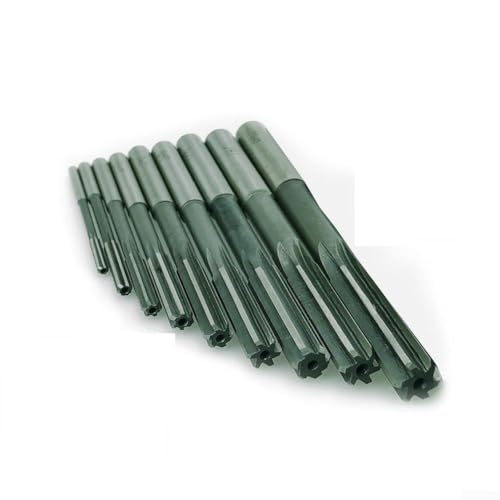 ReachMall Machine Reaming Tool, 210mm Straight Shank HSS H7 Parallel Flute Reamer (7mm)