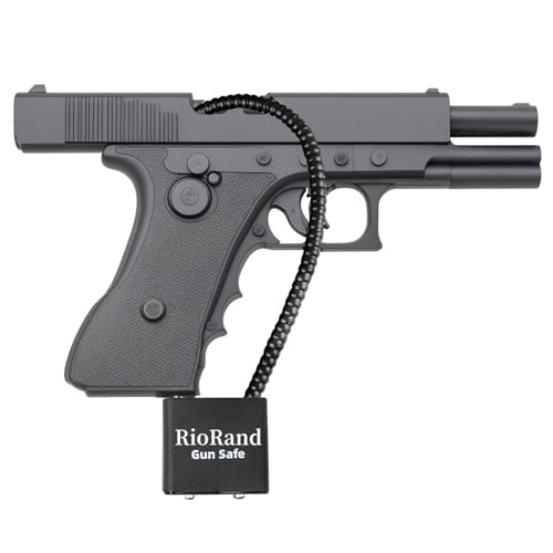 Image of RioRand Keyed Alike Cable Gun Lock 8.5 inch & 15 inch, Safety Lock Compatible with Pistols, Rifles & Shotguns for Home & Firearm Storage
