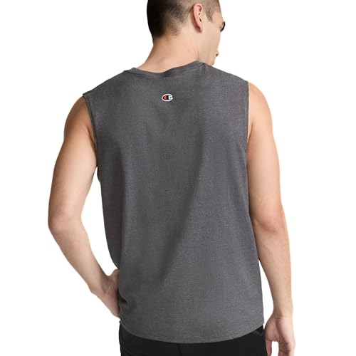 Image of Champion Men's Muscle Tank, Classic Graphic Muscle Tee, Sleeveless T-shirt for Men (Reg. Or Big & Tall)